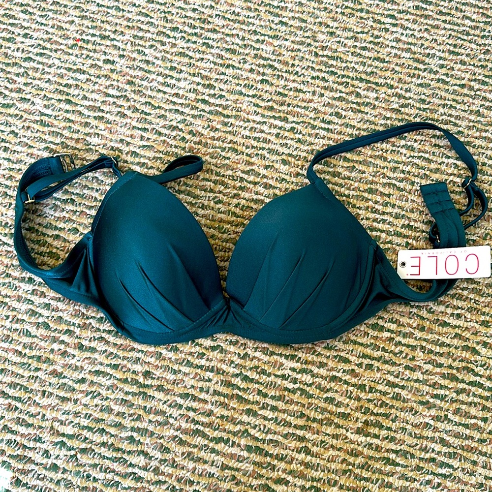 Cole of California push-up bikini top